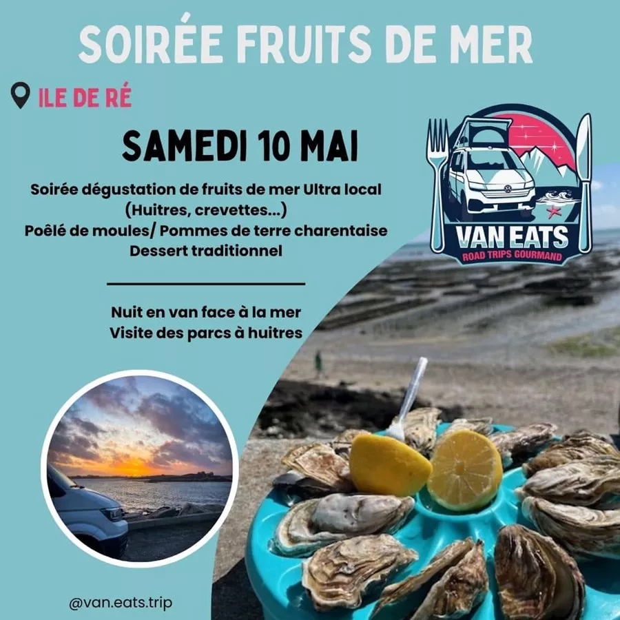 Soirée fruits de mer : Île de Ré